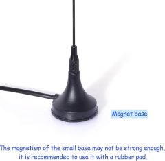 Bingfu Dual Band VHF UHF 136-174MHz 400-470MHz Ham Radio Antenna Handheld Two Way Radio Magnetic Base SMA Female Antenna for Wouxun BaoFeng BF-F8HP UV-5R UV-82 BF-888S Ham Radio Walkie Talkie