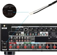 Bingfu AM Loop Antenna with 2 Pin Bare Wire Compatible with Pioneer Onkyo Yamaha Marantz Pyle Indoor Radio Bluetooth Home Stereo Receiver AV Audio Video Home Theater Receiver Power System