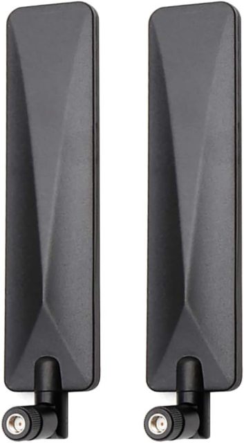 Bingfu 4G LTE Cellular Trail Game Camera Antenna 9dBi RP-SMA Male (2-Pack) Compatible with Spypoint Stealth Cam Tactacam Cuddeback Camera Wireless Router Security Camera