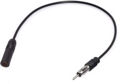Bingfu Car Radio Antenna Extension Cable 50cm / 20 inch FM AM Radio Car Antenna Extension Cable Cord DIN Plug Connector Coaxial Cable for Vehicle Truck Car Stereo Head Unit CD Media Receiver Player