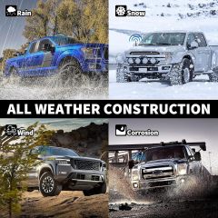 Bingfu Car Radio Antenna Mast Carbon Fiber Truck Antenna Replacement for Ford F150 Raptor F250 F350 F450 Super Duty, Dodge RAM 1500 2500 3500, Toyota, Nissan, Jeep