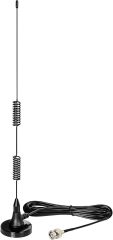 Bingfu 20-1300MHz Police Scanner Antenna 2-Pack Radio Scanner Magnetic Base Antenna HF VHF UHF Two Way Ham Radio BNC Male Antenna Compatible with Uniden Bearcat Whistler Radio