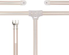 Bingfu FM Dipole Antenna 300 Ohm FM Antenna with 2 Pin Bare Wire Twin Lead for Indoor Digital HD Radio Table Top FM Radio Home Stereo Receiver AV Audio Video Home Theater Receiver HDTV TV Tuner