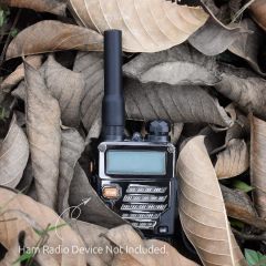 Bingfu Dual Band VHF UHF 136-174MHz 400-470MHz Ham Radio Antenna Two Way Radio Walkie Talkie 2.5 inch Mini Soft Whip SMA Female Antenna 2-Pack for Wouxun Baofeng BF-F8HP UV-5R UV-82 BF-888S