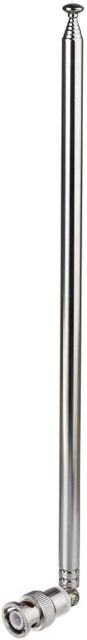 Bingfu Police Radio Scanner Antenna 20-1300MHz 7 Sections Telescopic BNC Male Antenna Ham Radio Handheld CB Radio Antenna for Uniden Whistler Police Radio Scanner Two Way Radio Frequency Counter