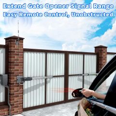 Bingfu Gate Opener Antenna for GTO Mighty Mule MM371W MM372W MM571W MM572W MMS100 LiftMaster Ghost Controls Multicode Automatic Garage Gate Opener F Type/SMA/RP-SMA 433MHz Extended Antennas
