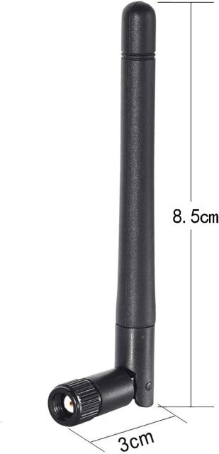 Bingfu Dual Band WiFi 2.4GHz 5GHz 5.8GHz 3dBi MIMO RP-SMA Male Antenna (4-Pack) for WiFi Router Wireless Network Card USB Adapter Security IP Camera Video Surveillance Monitor