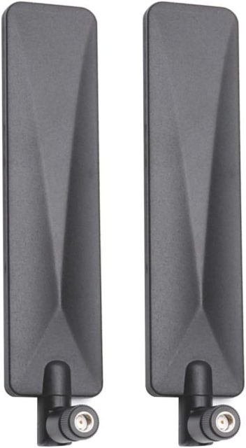 Bingfu 4G LTE Cellular Trail Game Camera Antenna 9dBi RP-SMA Male (2-Pack) Compatible with Spypoint Stealth Cam Tactacam Cuddeback Camera Wireless Router Security Camera