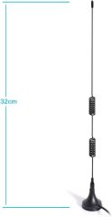 Bingfu VHF UHF Ham Radio Police Scanner Antenna Amateur Radio Mobile Radio Scanner Antenna Magnetic Base BNC Male Antenna Compatible with Uniden Bearcat Whistler Radio Shack Police Scanner Ham Radio