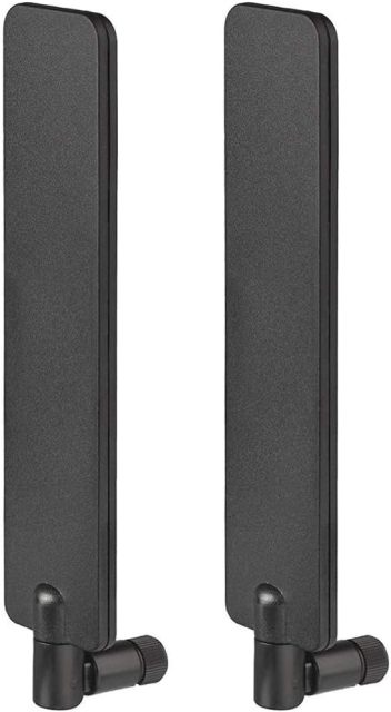Bingfu 4G LTE Antenna 9dBi SMA Male Cellular Antenna (2-Pack) Compatible with 4G LTE Wireless CPE Router Hotspot Cellular Gateway Industrial IoT Router Trail Camera Game Camera Outdoor Security Camera
