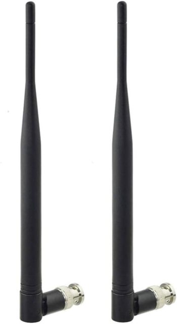Bingfu Wireless Microphone Receiver Antenna UHF 400MHz-960MHz BNC Male Antenna (2-Pack) for Wireless Microphone System Receiver Remote Digital Audio Mic Receiver Tuner UHF Ham Radio