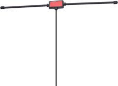 Bingfu Police Radio Scanner Antenna 20-1300MHz Adhesive Mount BNC Male Dipole Antenna Vehicle Ham Radio Amateur Radio Mobile Scanner Antenna Compatible with Uniden Bearcat Whistler Radio Shack Scanner