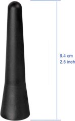 Bingfu Universal Vehicle Roof Mount Short Antenna Mast 2.5 inch Rubber Car Antenna Replacement Compatible with Toyota Honda Chevrolet Nissan Ford Jeep Subaru GMC