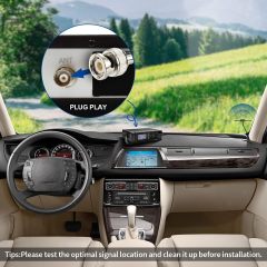 Bingfu VHF UHF Car Truck Police Scanner Adhesive Mount Antenna Vehicle Ham Radio Amateur Radio Mobile Scanner BNC Male Dipole Antenna Compatible with Uniden Bearcat Whistler Radio Shack Radio Scanner