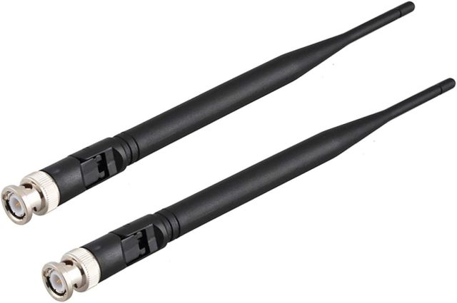 Bingfu Wireless Microphone Receiver Antenna UHF 400MHz-960MHz BNC Male Antenna (2-Pack) for Wireless Microphone System Receiver Remote Digital Audio Mic Receiver Tuner UHF Ham Radio