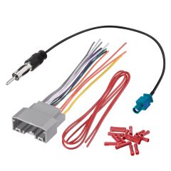 Bingfu Radio Wire Harness for Select 07-20 Chrysler Dodge Jeep Ram Volkswagen Mitsubishi DB11 Radio Wiring Harness with Antenna Adapter for Car Stereo