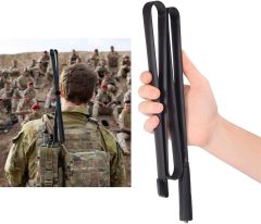 Bingfu Dual Band VHF UHF 136-520MHz 42.5 inch Foldable CS Tactical SMA Female Ham Radio Antenna with 3 feet Extension Relocation Cable for Baofeng BF-F8HP UV-5R UV-82 BF-888S GT-3 Ham Radio