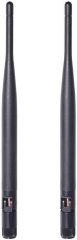 Bingfu Dual Band WiFi 2.4GHz 5GHz 5.8GHz 6dBi SMA Male Antenna (2-Pack) for Wireless Vedio Security IP Camera Recorder Surveillance Recorder Truck Trailer Rear View Backup Camera Reversing Monitor