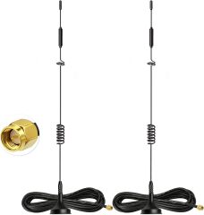 Bingfu 4G LTE Antenna 8dBi Magnetic Base MIMO SMA Male Antenna (2-Pack) Compatible with 4G LTE Wireless CPE Router Cellular Gateway Industrial IoT Router
