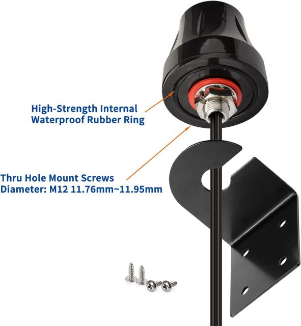 Bingfu 4G LTE Cellular GPS Fixed Bracket Wall Mount Antenna Compatible with 4G LTE Industrial Router Cellular IoT Gateway Modem Trail Camera Security Vehicle Truck Van RV Bus Real Time Monitor Tracker