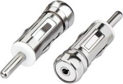 Bingfu Car Antenna Adapter Universal Car Stereo FM AM Radio Antenna Adapter Connector ISO to DIN Plug Connector (2-Pack) for Volkswagen Audi VW Skoda Vehicle Car Audio Radio Head Unit Stereo Receiver