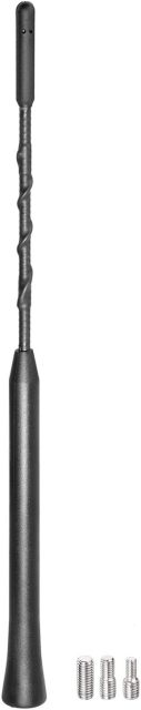 Bingfu Universal Vehicle Roof Mount Rubber Car Antenna Replacement Mast 9inch Compatible with Jeep Ford GMC Dodge Chevrolet Toyota Hyundai Infiniti Kia Nissan Chevy Mazda 3 Subaru Forester Vehicles