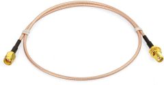 Bingfu SMA Female Bulkhead Mount to SMA Male RG316 Antenna Extension Cable 2 feet 60cm 2-Pack Compatible with 4G LTE Router Gateway Cellular SDR USB Dongle Receiver