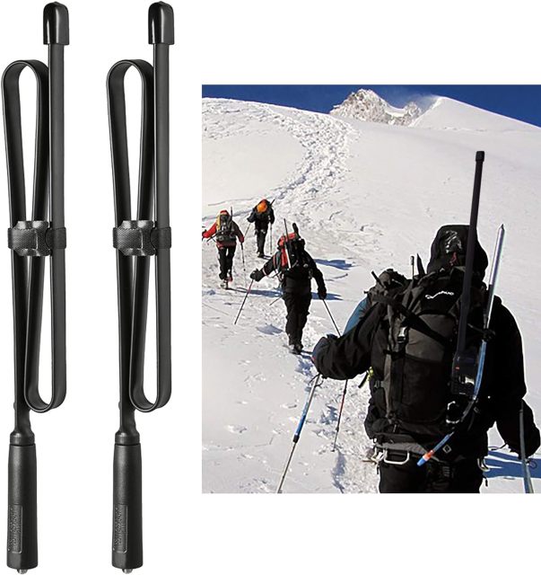 Bingfu Foldable CS Tactical SMA Female Ham Radio Antenna 2-Pack Dual Band VHF UHF 136-520MHz 31 inch Antenna for Baofeng BF-F8HP UV-5R UV-82 BF-888S GT-3 Ham Two Way Radio Walkie Talkie