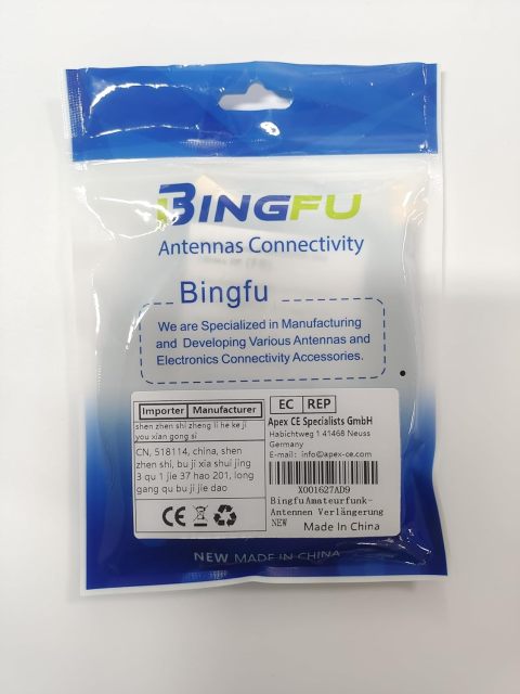 Bingfu Ham Radio Antenna Extension Relocation Cable SMA Male Right Angle to Female RG58 Coaxial Cable 1m 3 feet for Ham Radio BaoFeng Wouxun Icom Yaesu Vertex Standard Horizon Marine VHF Radio