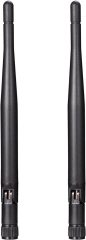 Bingfu Dual Band WiFi Antenna 2.4GHz 5GHz 5.8GHz 3dBi RP-SMA Male Antenna Replacement (2-Pack) for WiFi Router Wireless Network Card USB Adapter Security IP Camera Video Surveillance Monitor