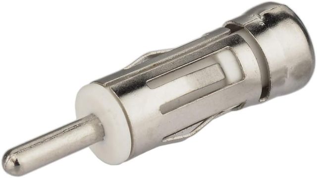 Bingfu Car Antenna Adapter Universal Car Stereo FM AM Radio Antenna Adapter Connector ISO to DIN Plug Connector (2-Pack) for Volkswagen Audi VW Skoda Vehicle Car Audio Radio Head Unit Stereo Receiver