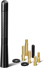 Bingfu Vehicle Antenna Mast Carbon Fiber Car Antenna Truck Antenna Replacement Compatible with Toyota Tundra Tacoma 4 Runner FJ Cruiser Sienna Highlander Nissan Titan Frontier Rogue Juke Xterra