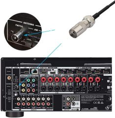 Bingfu FM Antenna Magnetic Base FM Radio Antenna for Pioneer Onkyo Yamaha Marantz Sherwood Indoor Digital HD Radio FM Radio Bluetooth Home Stereo Receiver AV Audio Video Home Theater Receiver Tuner