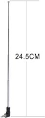 Bingfu Mini FM Radio Antenna 3.5mm Male Telescopic FM Antenna 2-Pack Compatible with Portable Radio Indoor Stereo Receiver AV Audio Video Home Theater Receiver Mobile Cell Phone Bose Radio