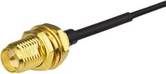 Bingfu U.FL IPX IPEX MHF4 to RP-SMA Female Bulkhead Mount WiFi Antenna Cable 30cm 12 inch 2-Pack for Intel AX200NGW 8265AC 8265NGW 7265AC 9560AC M.2 NGFF Interface Wireless Network Card WiFi Adapter