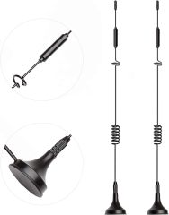 Bingfu 4G LTE Antenna 8dBi Magnetic Base MIMO SMA Male Antenna (2-Pack) Compatible with 4G LTE Wireless CPE Router Cellular Gateway Industrial IoT Router