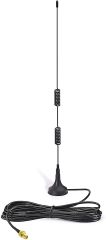 Bingfu Dual Band VHF UHF 136-174MHz 400-470MHz Ham Radio Antenna (2 Pack) Handheld Two Way Radio Magnetic Base SMA Female Antenna for Wouxun BaoFeng BF-F8HP UV-5R UV-82 BF-888S Walkie Talkie