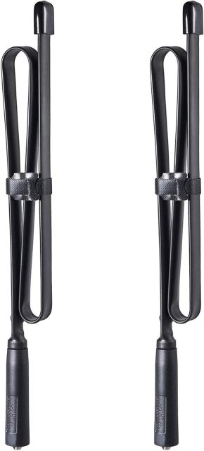 Bingfu Foldable CS Tactical SMA Female Ham Radio Antenna 2-Pack Dual Band VHF UHF 136-520MHz 31 inch Antenna for Baofeng BF-F8HP UV-5R UV-82 BF-888S GT-3 Ham Two Way Radio Walkie Talkie