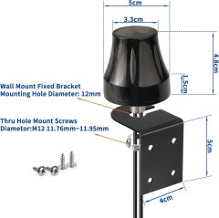 Bingfu 4G LTE Cellular GPS Fixed Bracket Wall Mount Antenna Compatible with 4G LTE Industrial Router Cellular IoT Gateway Modem Trail Camera Security Vehicle Truck Van RV Bus Real Time Monitor Tracker