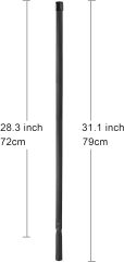 Bingfu Foldable CS Tactical SMA Female Ham Radio Antenna 2-Pack Dual Band VHF UHF 136-520MHz 31 inch Antenna for Baofeng BF-F8HP UV-5R UV-82 BF-888S GT-3 Ham Two Way Radio Walkie Talkie