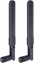 Bingfu 4G LTE Cellular Trail Camera Antenna 8dBi RP-SMA Male Antenna (2-Pack) Compatible with Spypoint Link Micro Solar EVO Link S Dark Wildlife Hunting Game Cam Outdoor Mobile Security Camera