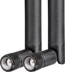 Bingfu Dual Band WiFi Antenna 2.4GHz 5GHz 5.8GHz 3dBi RP-SMA Male Antenna Replacement (2-Pack) for WiFi Router Wireless Network Card USB Adapter Security IP Camera Video Surveillance Monitor
