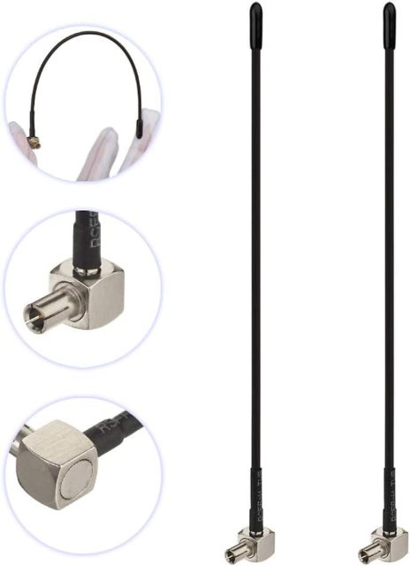 Bingfu 4G LTE Antenna Mini Soft Whip TS9 Antenna (2-Pack) Compatible with Verizon AT&T T-Mobile Sprint 4G LTE Mobile Hotspot MiFi Router Cellular Mobile Broadband Modem USB Modem Dongle Adapter