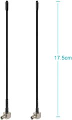 Bingfu 4G LTE Antenna Mini Soft Whip TS9 Antenna (2-Pack) Compatible with Verizon AT&T T-Mobile Sprint 4G LTE Mobile Hotspot MiFi Router Cellular Mobile Broadband Modem USB Modem Dongle Adapter
