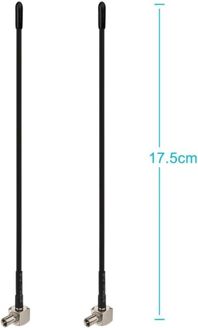 Bingfu 4G LTE Antenna Mini Soft Whip TS9 Antenna (2-Pack) Compatible with Verizon AT&T T-Mobile Sprint 4G LTE Mobile Hotspot MiFi Router Cellular Mobile Broadband Modem USB Modem Dongle Adapter