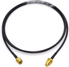Bingfu SMA Male to SMA Female Bulkhead Mount RG174 Antenna Extension Cable 1m 3 feet 2-Pack Compatible with 4G LTE Router Gateway Modem Cellular SDR Dongle Receiver