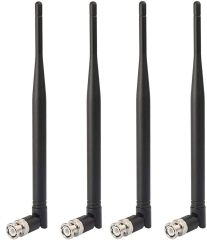 Bingfu Wireless Microphone Receiver Antennas BNC Male Antenna UHF 400MHz-960MHz (4-Pack) for Wireless Microphone System Receiver Remote Digital Audio Mic Receiver Tuner UHF Ham Radio