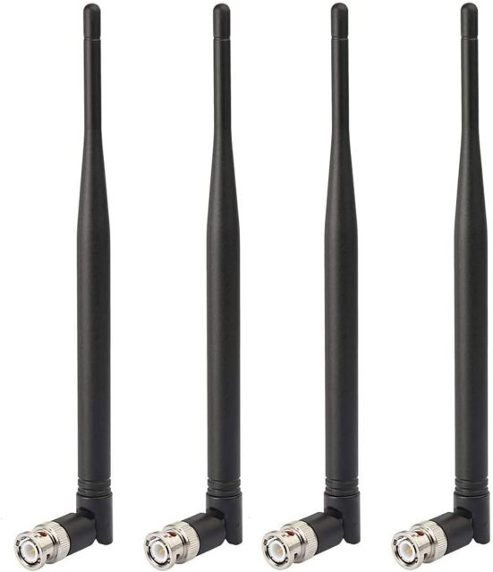 Bingfu Wireless Microphone Receiver Antennas BNC Male Antenna UHF 400MHz-960MHz (4-Pack) for Wireless Microphone System Receiver Remote Digital Audio Mic Receiver Tuner UHF Ham Radio