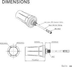 Bingfu 4G LTE Cellular Antenna Outdoor 5dBi SMA Male Antennas- 10ft Low Loss 195 Coaxial Cable Compatible with Spypoint Link Micro Covert Spartan Stealth Cam Tactacam Muddy Trail Camera Router Gateway