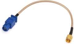 Bingfu Vehicle Car GPS Antenna Adapter Cable SMA Male to Fakra C Male Blue Coaxial Pigtail Cable 15cm 6 inch for Vehicle Truck SUV Car Stereo Head Unit GPS Navigation Receiver System GPS Tracker Modem